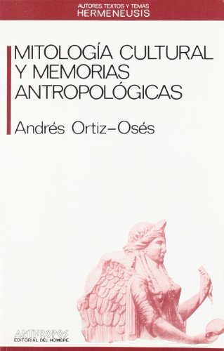 Portada de Mitologia Cultural y Memorias Antropologicas