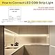 TOPAI COB LED Streifen 5M 4000K Wasserdicht IP65, 12V LED Strip Naturweiß Aussenbereich, CRI>90 Sehr Hell 4000lm LED Band Selbstklebend, 480LEDs/M Flexible Schneidbar für Küche Wohnzimmer