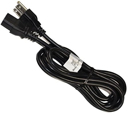 HQRP10ft AC Power Cord for HITACHI P50A202 P50H401 P50H4011A P50H401A P50S601 P50T501 EV02351 P50S602 HDTV TV LCD LED Plasma DLP Mains Cable + HQRP Coaster