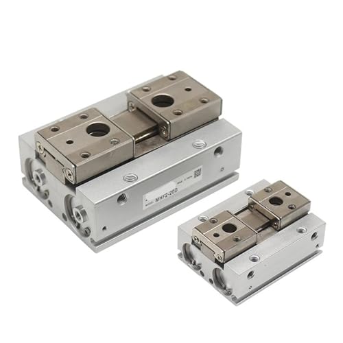 Pince pneumatique à profil bas MHF2-20D2 cylindre de guidage précis - 2
