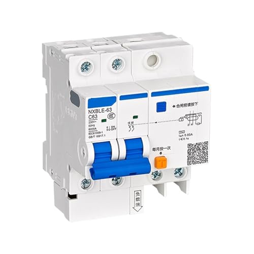 Disjoncteur différentiel NXBLE-63 bipolaire 2P D50 protection 10mA tableau