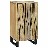 Comò in legno massiccio di mango per il soggiorno, moderno, comò laterale ti aiuta a tenere tutto organizzato ed è ideale per dare al tuo salotto quel qualcosa in più