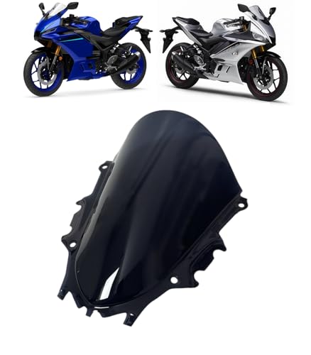 FYloniing FOR YZF-R3 R25 �ɓK�� 2019-2026�N �o�C�N�̃t�����g�K���X �E�C���h�X�N���[�� �E�C���h�V�[���h ���h �f�B�t���N�^�[ �v���e�N�^�[ �I�[�g�o�C�J�X�^�� �p�[�c For YZF R3 ��p�݌v (�X���[�N�u���b�N