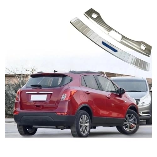 Accesorios Buick Encore parachoques trasero protector acero inoxidable 2018 2