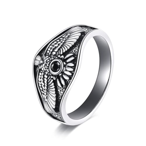 Bague aigle en argent VONALA pour homme le cadeau d'anniversaire de mariage idéal