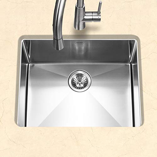 Houzer Cns-2300 Savoir Series 10Mm Radius Undermount Single Bowl Kitchen Sink, Stainless Steel #TOP1