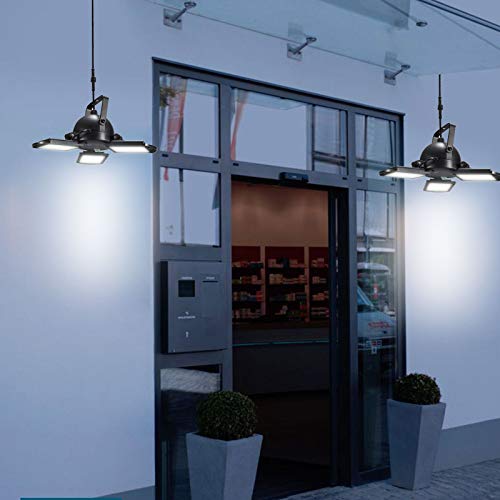 OUKANING Solar Pendelleuchten IP65 Wasserdichte Lampe für Hühnerstall Patio Außenschuppen Scheunenpavillon mit… – Bild 8
