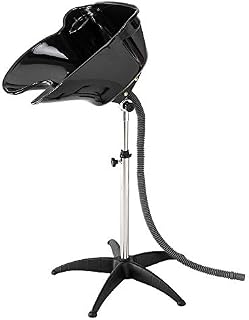 Mefeir Portable Shampoo Sink with Adjustable Height, Hair Treatment Washing Basin Deep Bowl