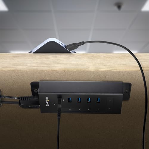 StarTech.com Hub USB C à 7 ports en métal USB Type C vers 5x USB A et 2x USB C USB 3.0 5Gbps Neuf - vue 10