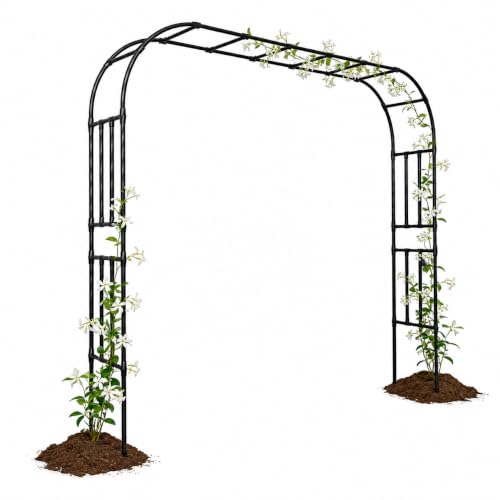 POPSEA Heavy Duty Garden Arch Trellis, 98.4 x 94.8 in, Extra Wide
