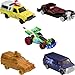 Hot Wheels Disney Pixar Cars Bundle, Set of 5 Premium 1:64 Scale Toy Vehicles in Collectable 100th Anniversary Box