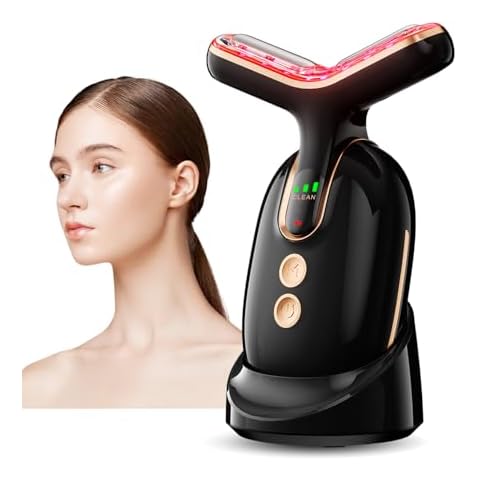 Mosnami 3 Massage Modes Face Neck Massager,3 Color Rechargeable Facial Massager,at Home Face Culpting Tool for Skin Care(Black) Cover