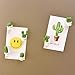 Fine 6Pcs Fridge Stickers,Cactus Refrigerator Stickers Green Plant Magnetic Buckle Magnetic Stickers Home Decoration Children Education Toys (White)