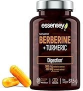 ESSENSEY - Berberine + Kurkuma I Berberine & Kurkuma I 90 Capsules I 300 mg kurkuma-extract I 300 mg...