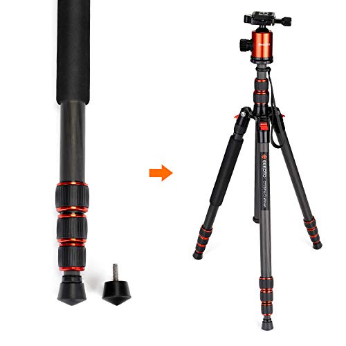 Geekoto Carbon Fibre Series Tripod Accessory Kit For Ct25 Ct25Pro Ct25Vid X25 Camera Tripod #TOP5