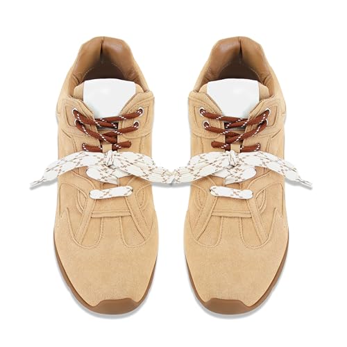 Wnshonzy Sneakers for Women Fashion Shoes Suede Leather Sand Casual Work School Prom Campus Cute by Wnshonzy - Used condition - Image 5