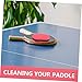 Milisten 2pcs Multi-Functional Table Tennis Paddle Cleaner Portable Racket Erasers for Effortless Cleaning of Rubber and Sponge Surfaces Durable and Anti-wear Design for Outdoor Use