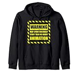 Animator Talk About Animating Graphic Artist Animation Zip Hoodie