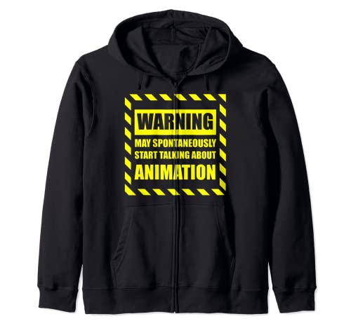 Animator Talk About Animating Graphic Artist Animation Zip Hoodie
