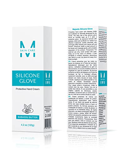 Majestic Silicone Glove Protective Hand Cream 4.2 Oz (120G) #TOP2