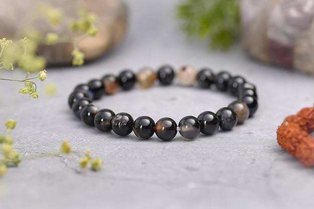 Image of Certified Crystal Bracelet | 8mm Beads | Stretchable Healing Bracelet | Bracelets for Men and Women |