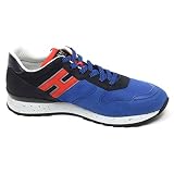 C7488 sneaker uomo HOGAN REBEL R261 scarpa blu scuro/blu shoe man-6.5