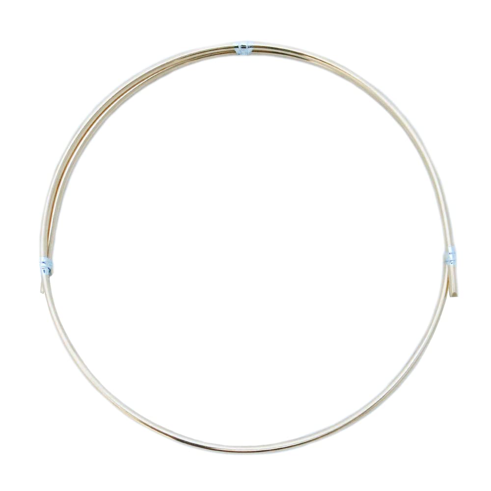 22 Gauge 14K Solid Yellow Gold Wire Half Hard Round 6 Inches by CRAFT WIRE