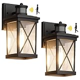 Aoceley Motion Sensor Wall Sconces 2 Pack,Dusk to Dawn Outdoor Wall Sconces,Wall Lighting Outdoor,Wa