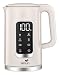 SENYA Bouilloire Électrique 1,7 L Inox – Température Réglable 40-100°C – Écran LCD – Maintien au Chaud 2h – 5 Programmes Thé Café – 2200W – Socle 360° – Double Paroi Anti-Brûlure
