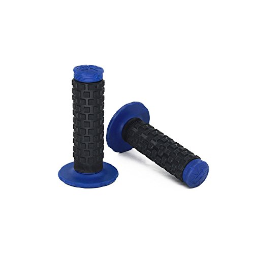 Dirt Bike Handlebar Set 1 1/8" Dirt Bike Handlebars Universal Fat Bars Bar Pad Pit Bike Handlebar Clamp Motorcycle Handlebars Grips For Yz80 Yz85 Yz125 Yz250 Yz250F Yz400F Yz426F Blue… #TOP6