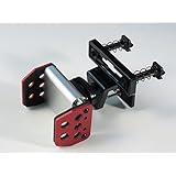 【レッド】【標準フック付】アルミ製iPhoneスマホホルダーH510エアコンルーバーfitボールジョイントタイプ