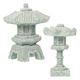 Décorations de jardin miniatures : d'un réalisme saisissant et d'une finition soignée, cette statue de pagode est un élément indispensable pour la création de micro-paysages. modèle miniature chinois