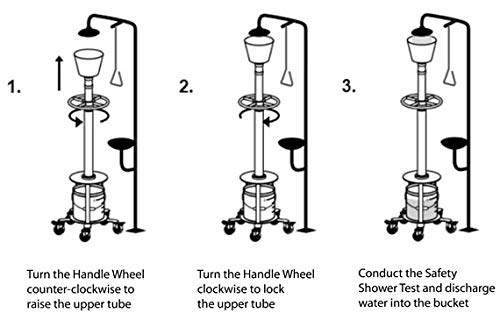 Azzota Safety Shower Test Kit Drench Shower Tester For Emergency Shower And Safety Station #TOP5
