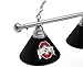 HBS Ohio State 3 Shade Billiard Light with Chrome Fixture by The Holland Bar Stool Co.
