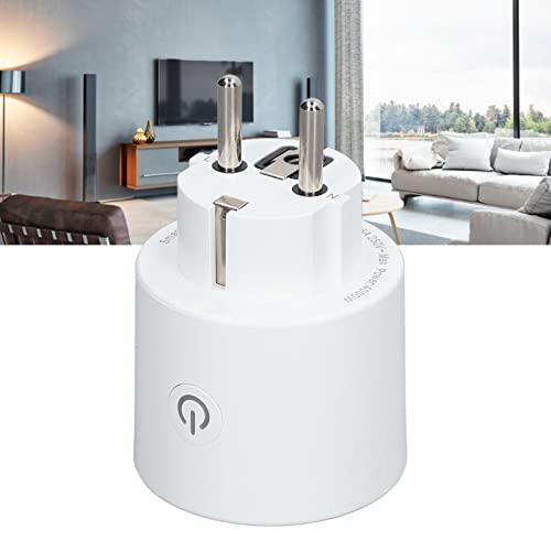 Soquete wi-fi inteligente, tomada sem fio inteligente plugue da ue 250 v aplicativo de economia de e