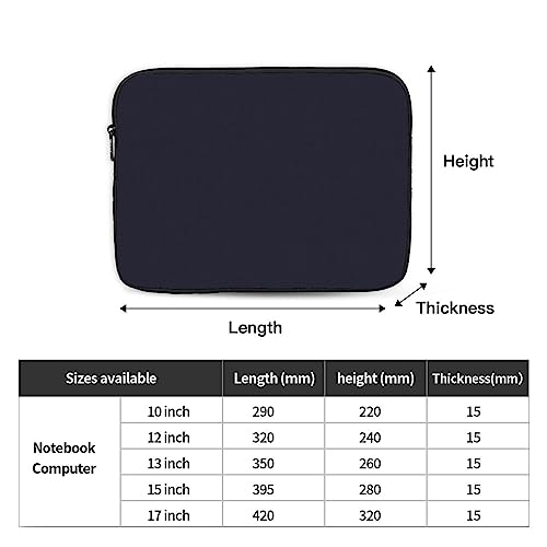 Solid Color Black Laptop Sleeve Case 15 Inch Suitable For Notebook Computer Tablet Traveling Carrying Simple Case4