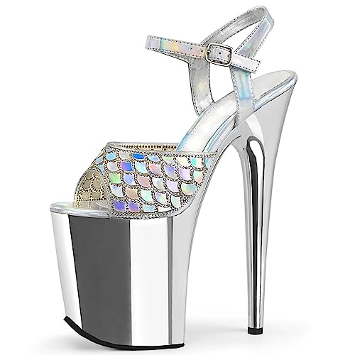 Sandales talons aiguilles plateforme femme pour soirée chic d'été
