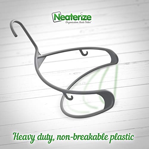 Plastic Clothes Hangers Heavy Duty - Durable Coat And Clothes Hangers - Lightweight Space Saving Laundry Hangers - Perfect Dorm Room Essentials For College Students Guys, Boys Or Girls - 20 Pack Grey #TOP4