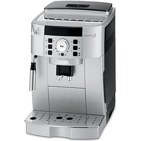 DeLonghi Magnifica XS Fully Automatic Espresso and Cappuccino Machine with Manual Cappuccino System, Silver Cover