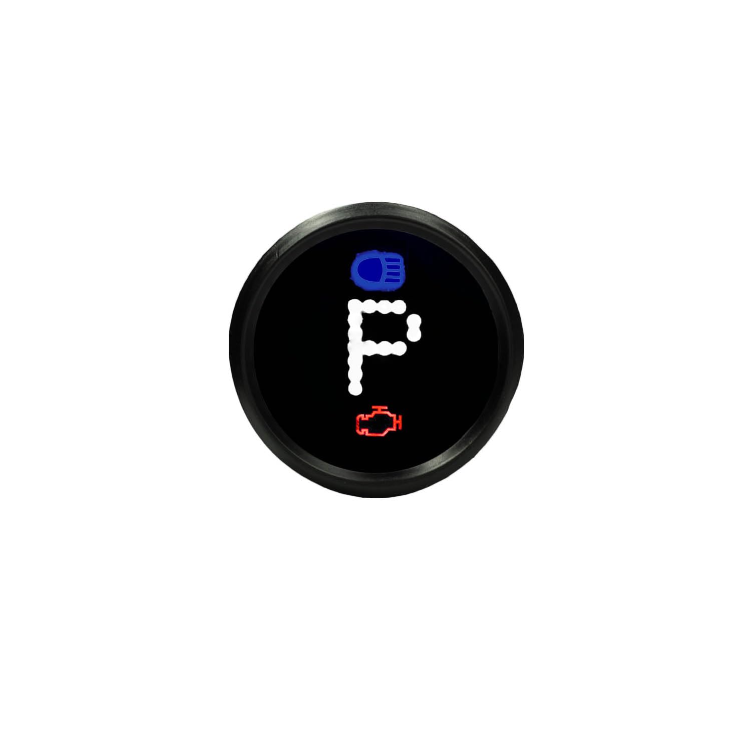 Intellitronix GI001 LED Digital Gear Shift Indicator, Universal for Automatic & Manual Transmissions, Black Bezel, Easy Installation