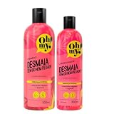 Oh My! Shampoo e Condicionador 500ml e 300ml Desmaia sem Dó nem Piedade - Hidratante, Fortalecedor e Alto Brilho