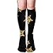 Produktbild winterwang Black And Gold Stars1 Long Thigh High Socks Knee High Tube Sock For Women Girls