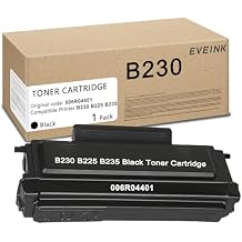 B230 B225 B235 Black Toner Cartridge with New Chip Extra High Capacity Replacement for Xerox 006R04401 Black Toner Cartridge Work with B230 B225 B235 Printer1-Pack,6000 Pages