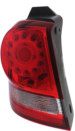 Evan-Fischer Tail Light Assembly Compatible With 2011-2019 Dodge Journey Outer Led Driver Side #TOP1