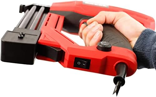 Excel 2-in-1 Electric Stapler Nailer Gun 15-32mm 18 Gauge Heavy Duty 230V