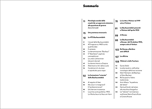 494. Bauhaus Al Femminile. 475 Studentesse 11 Docenti 6 Donne Intorno A Gropius 1 Manager 1 Fotografa - 3