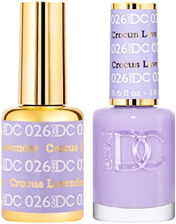 DND DC GEL DUO 026 CROCUS LAVENDER
