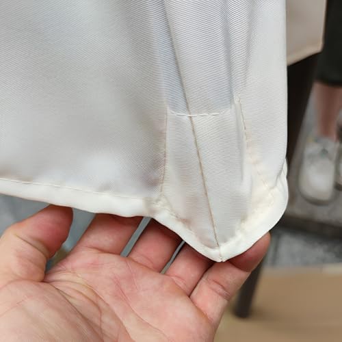 Auvent de remplacement imperméable pour parasol 270 cm à 12 baleines avec pare-soleil - 4