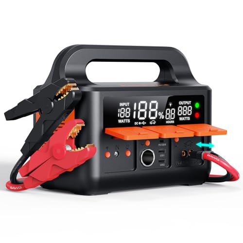 KeenPower 8000A LiFeMnPO4 Jump Starter for All 12V Cars, DC+PD 200W Two-Way Fast-Charging Portable