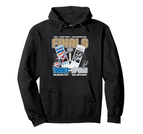 NBA 2026 Western Conference Finals Thunder vs Spurs Face Off Pullover Hoodie